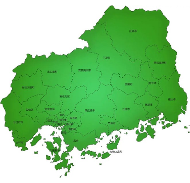 広島のサービス対応エリア
