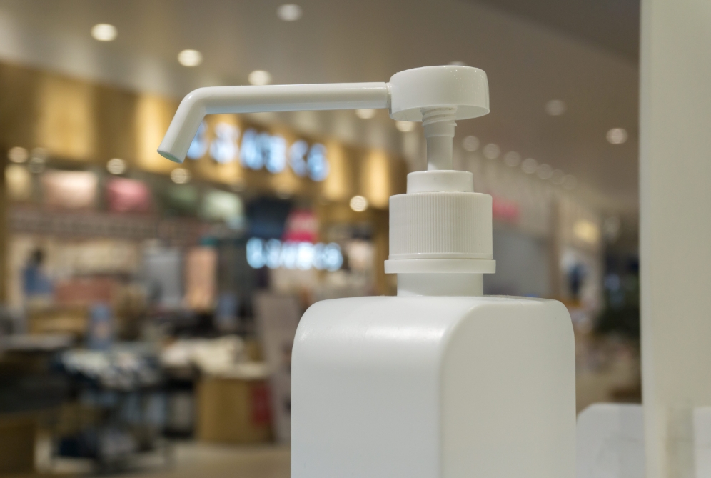 商業施設・店舗の除菌作業