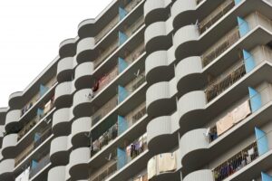 広島マンション　コロナ除菌作業