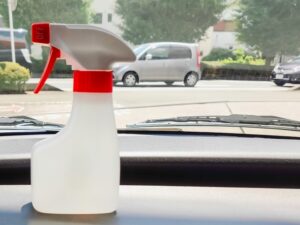広島　車のコロナ除菌作業