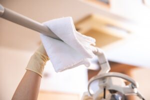 広島コロナ　除菌作業