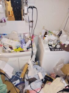 広島市安佐北区二世帯住宅 4LDK のゴミ屋敷片付け事例