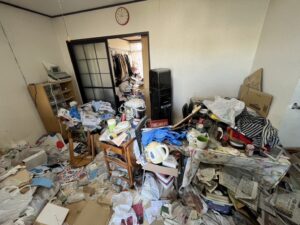 広島市南区マンション 1LDK のゴミ屋敷片付け事例