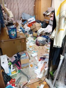 北広島町アパート1Kの単身ゴミ屋敷片付け事例