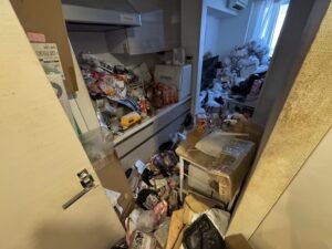 広島市中区マンション 2LDK のゴミ屋敷片付け事例