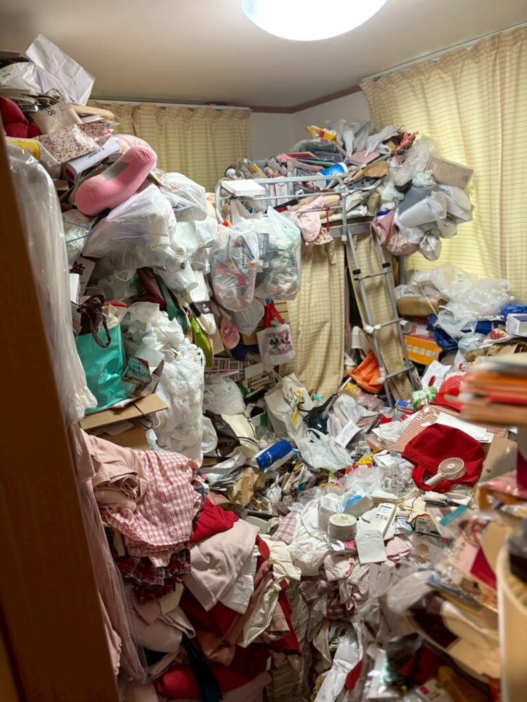 安芸太田町平屋2DKの高齢者宅ゴミ屋敷片付け事例 Before