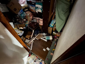 尾道市平屋 3DK の高齢者宅片付け事例