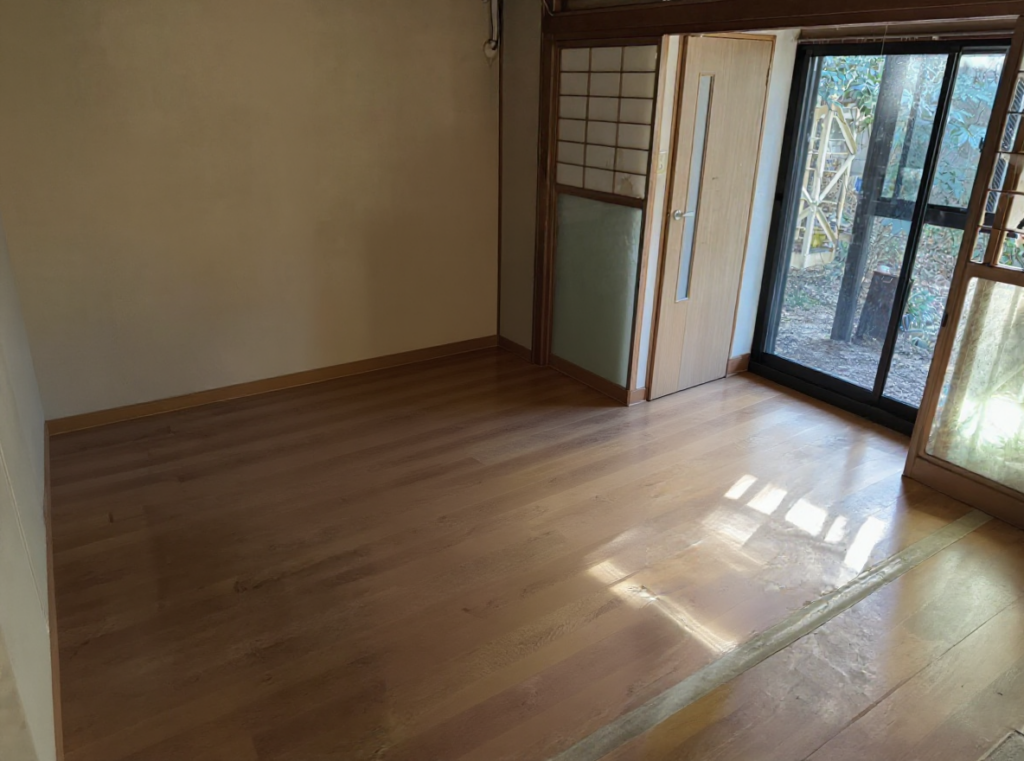 茨城県牛久市2DKアパートS.A様のゴミ屋敷片付け事例 After