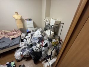 宮崎県西都市2DKマンションH.M様のゴミ屋敷片付け事例