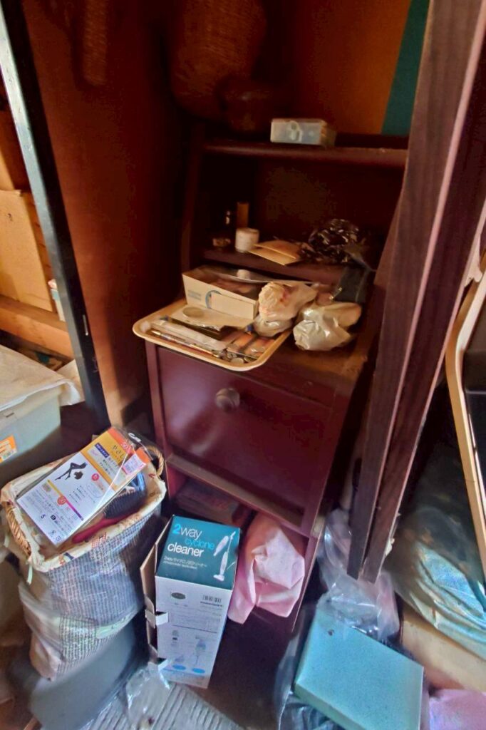 秋田県秋田市2DKアパートI様の遺品整理事例 Before