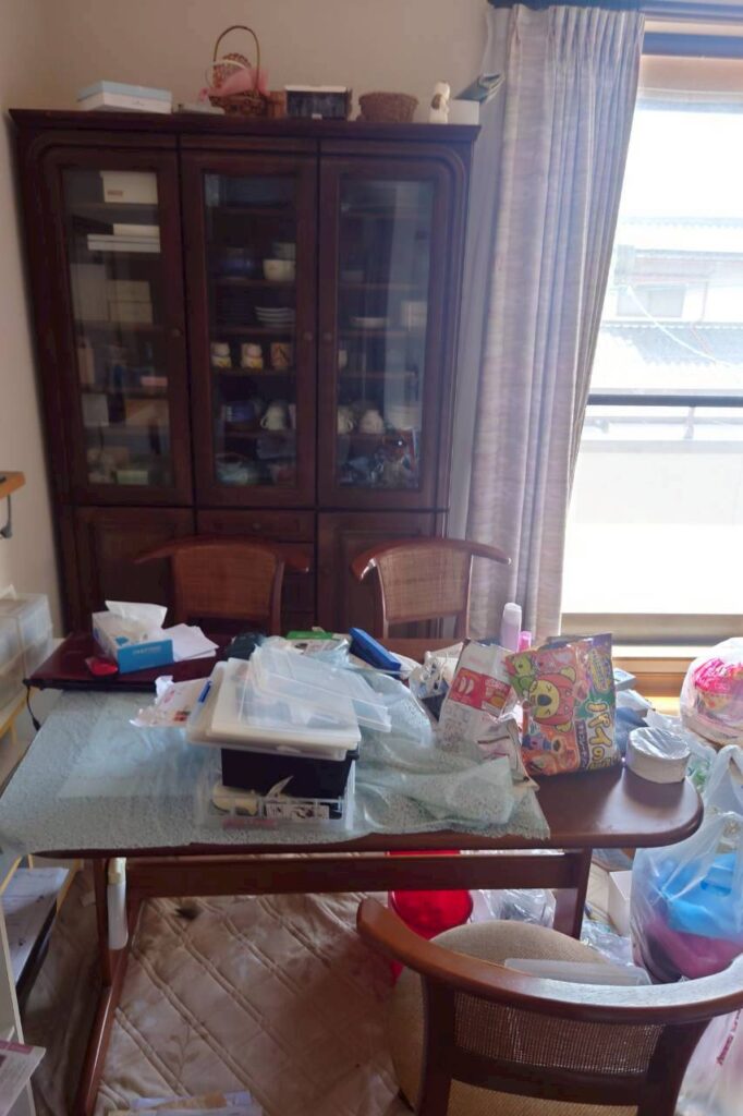 栃木県足利市2DKマンションT様の遺品整理事例 Before