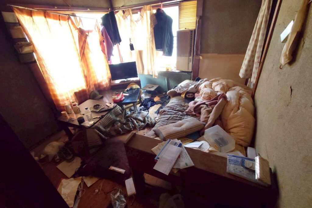 群馬県太田市1KアパートS様の遺品整理事例 Before