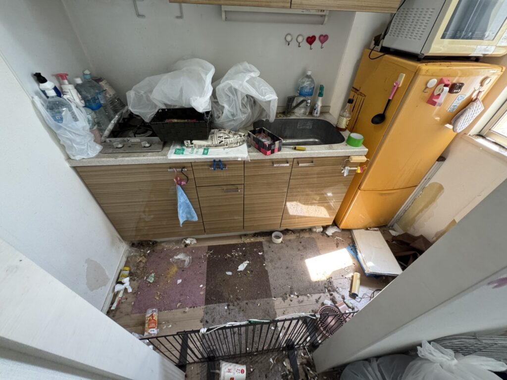 岡山県浅口市4LDK戸建てF様のゴミ屋敷片付け事例 Before