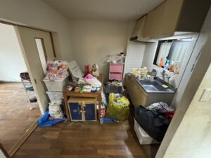 岡山県久米南町2LDK戸建てA様のゴミ屋敷片付け事例