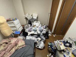 山口県下関市3DK店舗兼住宅F様のゴミ屋敷片付け事例