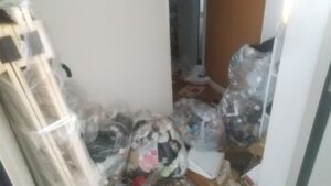 山口県宇部市1DKアパートK様のゴミ屋敷片付け事例