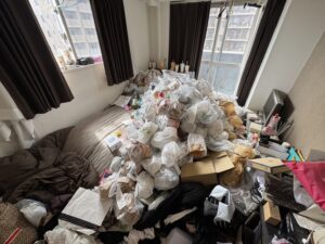 山口県防府市3DK戸建てY様のゴミ屋敷片付け事例