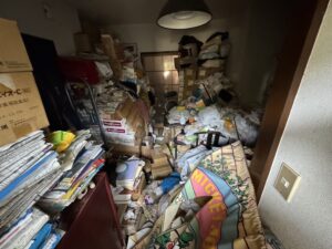 山口県下松市1DKマンションM様のゴミ屋敷片付け事例