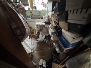 山口県柳井市2LDK店舗兼住宅N様のゴミ屋敷片付け事例