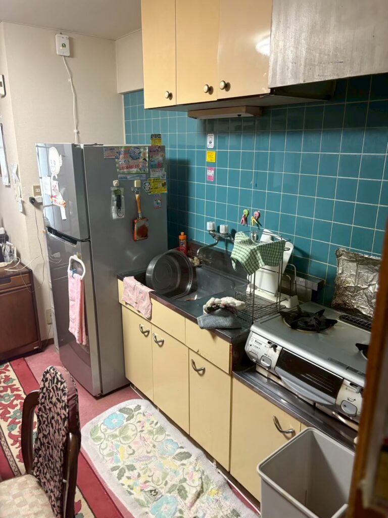 広島県大竹市1DKアパートI様の生前整理事例 Before