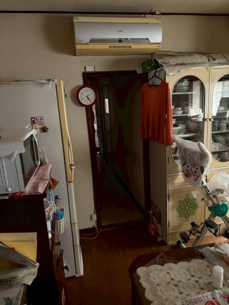 広島県熊野町1KアパートH様の生前整理事例 Before