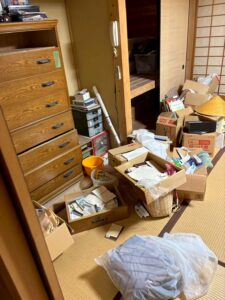 岡山県真庭市1RアパートI様の生前整理事例