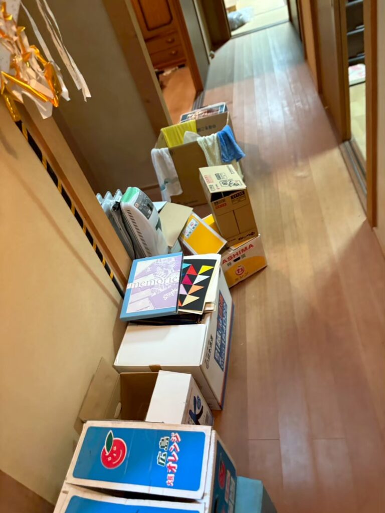 岡山県美作市1KマンションO様の生前整理事例 Before