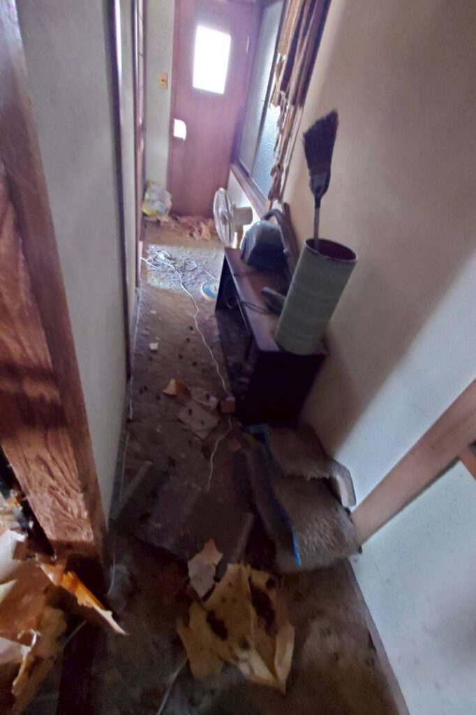 岩手県北上市3DK店舗兼住宅N様の作業事例 Before