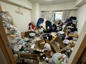 長崎県諫早市1KアパートN様のゴミ屋敷片付け事例