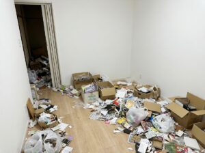大分県大分市1KアパートI様のゴミ屋敷片付け事例