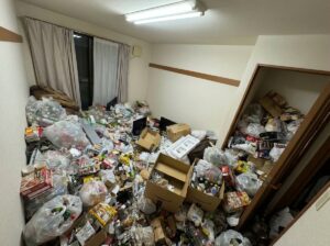 福岡県久山町2DK戸建てY様のゴミ屋敷片付け事例