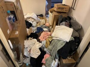熊本県相良村1DKマンションY様のゴミ屋敷片付け事例