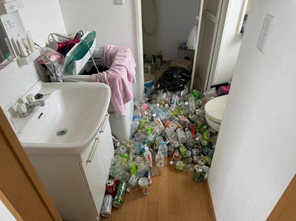 長崎県大村市3LDK戸建てS様のゴミ屋敷片付け事例 Before