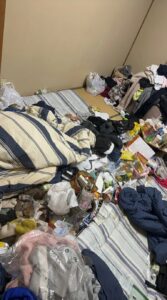 福岡県小竹町1DKアパートS様のゴミ屋敷片付け事例