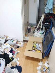 熊本県甲佐町2DKアパートK様のゴミ屋敷片付け事例