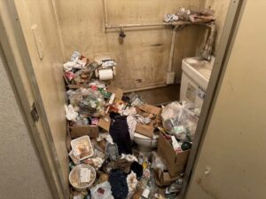 熊本県御船町2LDKアパートA様のゴミ屋敷片付け事例