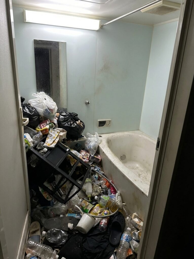 佐賀県白石町3LDK戸建てI様のゴミ屋敷片付け事例 Before