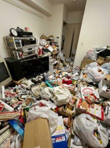 福岡県古賀市4LDK戸建てI様のゴミ屋敷片付け事例