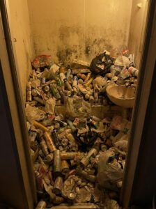 熊本県阿蘇市2LDKアパートY様のゴミ屋敷片付け事例