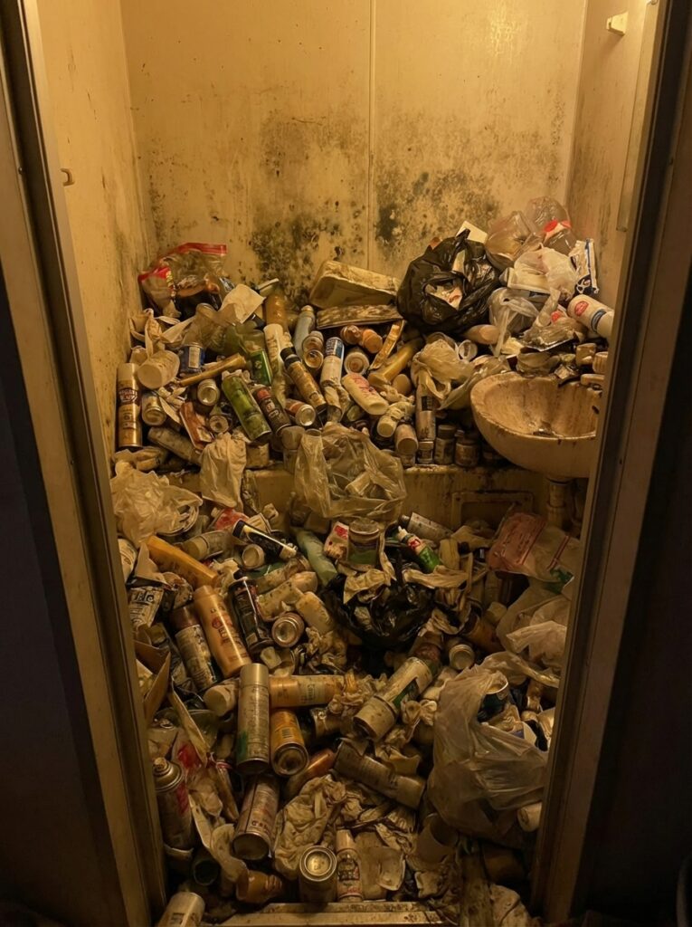 熊本県阿蘇市2LDKアパートY様のゴミ屋敷片付け事例 Before