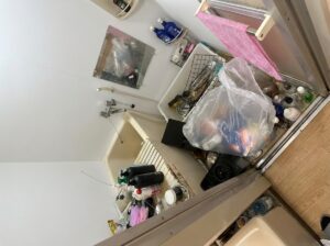 福岡県赤村1KマンションE様のゴミ屋敷片付け事例