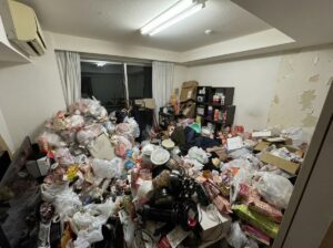 熊本県あさぎり町3LDKマンションN様のゴミ屋敷片付け事例