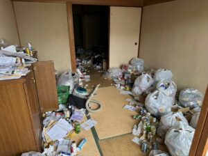 大分県九重町1LDKアパートN様のゴミ屋敷片付け事例
