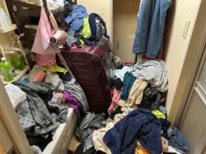 福岡県広川町1DKアパートK様のゴミ屋敷片付け事例