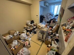 熊本県水上村2DKアパートT様のゴミ屋敷片付け事例