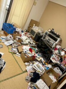 福岡県福津市2DKアパートN様のゴミ屋敷片付け事例