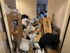 熊本県五木村3LDKマンションI様のゴミ屋敷片付け事例