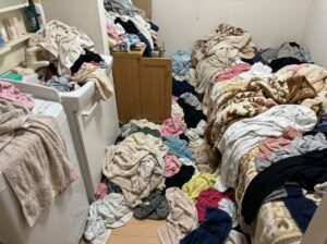 福岡県朝倉市1KマンションN様のゴミ屋敷片付け事例