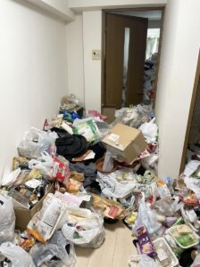 佐賀県吉野ヶ里町1DKアパートA様のゴミ屋敷片付け事例