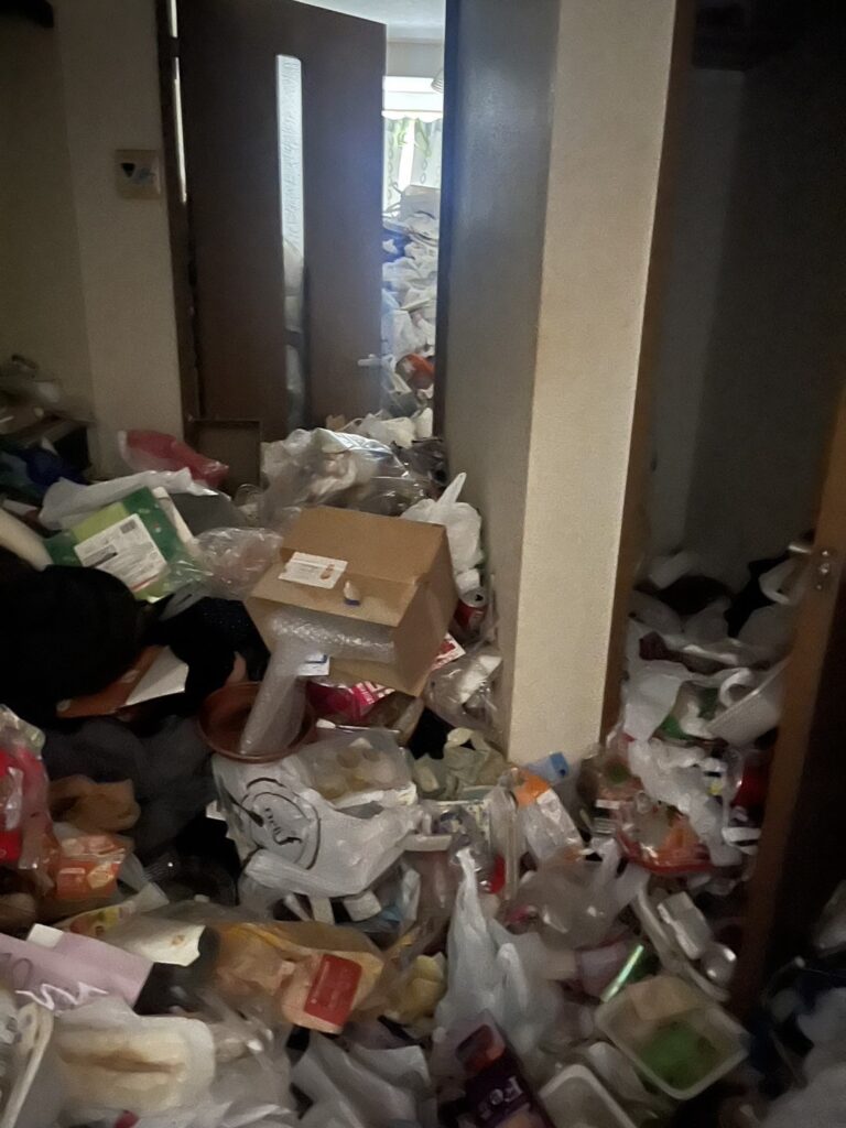 佐賀県吉野ヶ里町2LDK戸建てH様のゴミ屋敷片付け事例 Before